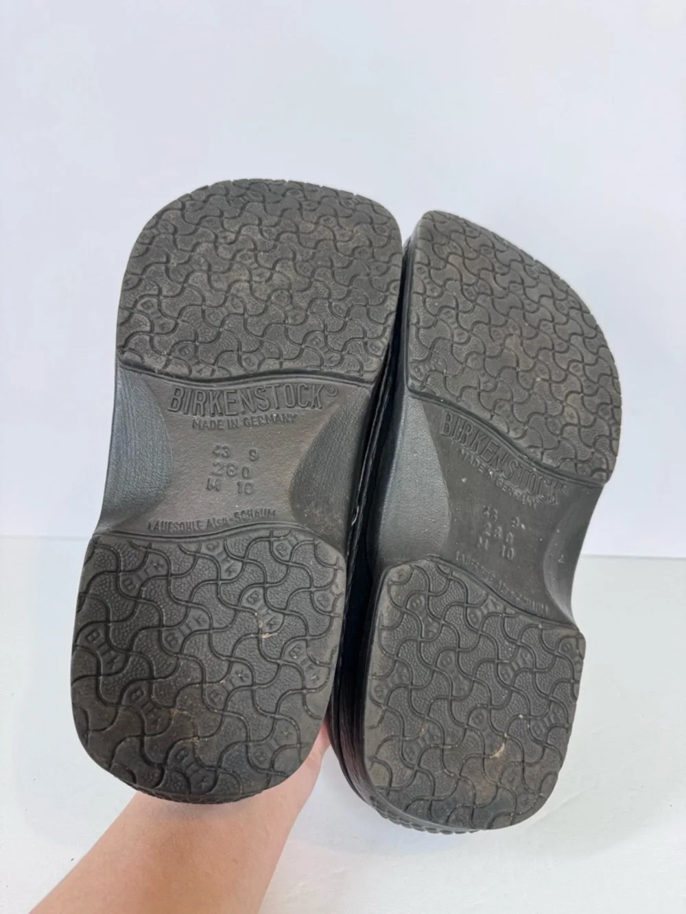 Footprints by Birkenstock Ashby Brown Leather Clog Mule EU 43 US M 10 Minimalist - Picture 11 of 12